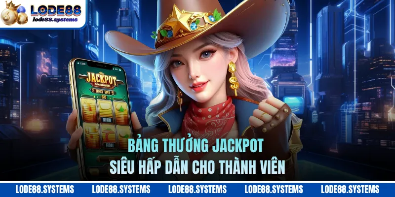 Bảng thưởng jackpot siêu hấp dẫn cho thành viên