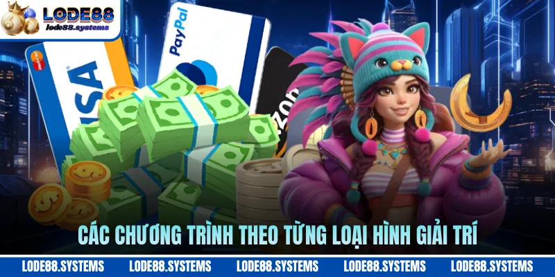 Các chương trình theo từng loại hình giải trí