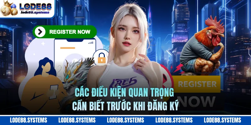 Các điều kiện quan trọng cần biết trước khi đăng ký