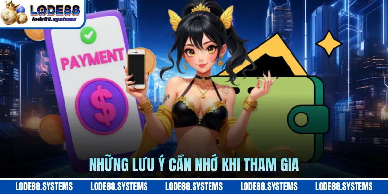 Những lưu ý cần nhớ khi tham gia